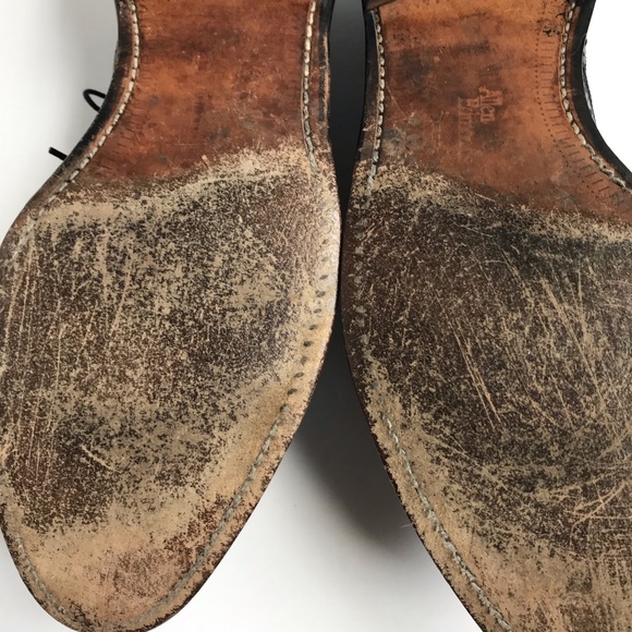 Allen Edmonds Chester Wingtip Oxford Black 11 A Narrow - Picture 10 of 13